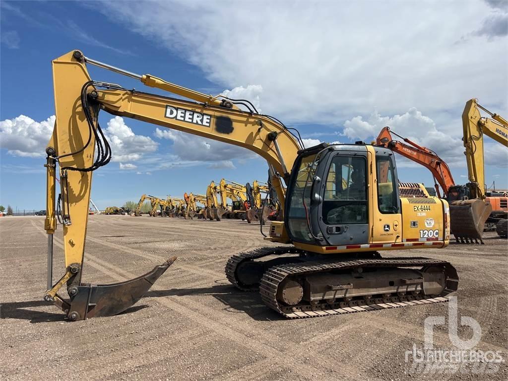 John Deere 120C Bageri guseničari