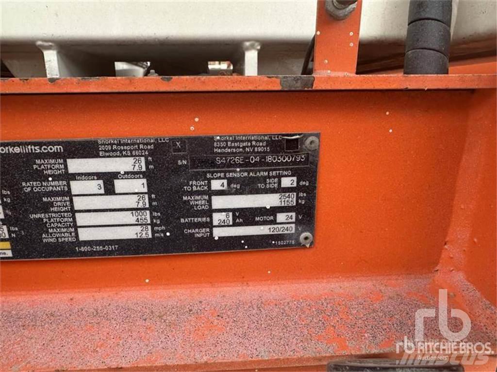 Snorkel S4726E Makazaste platforme