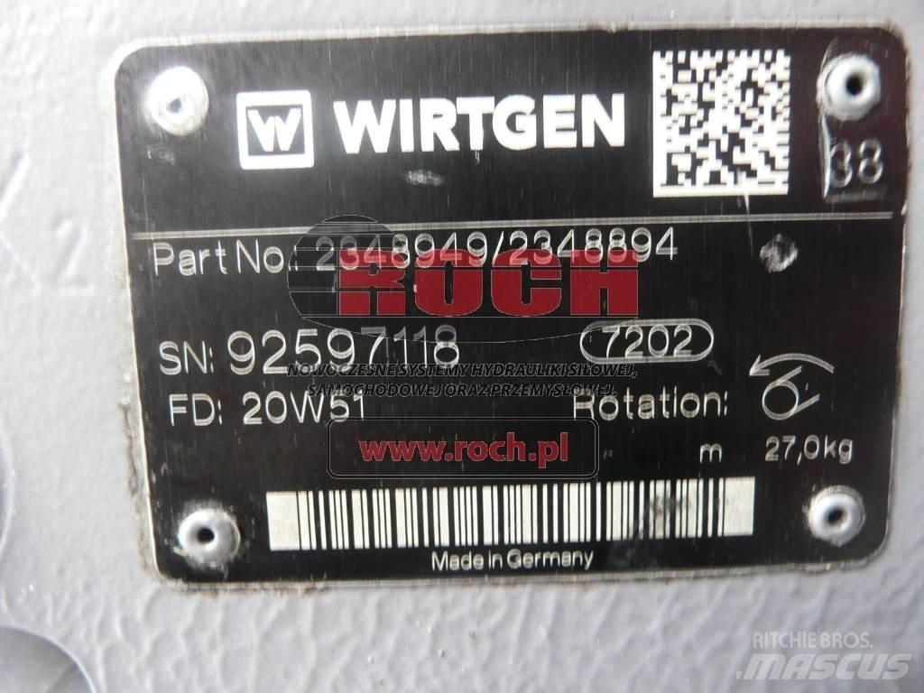 Wirtgen 2348949 / 2348894 Hidraulika