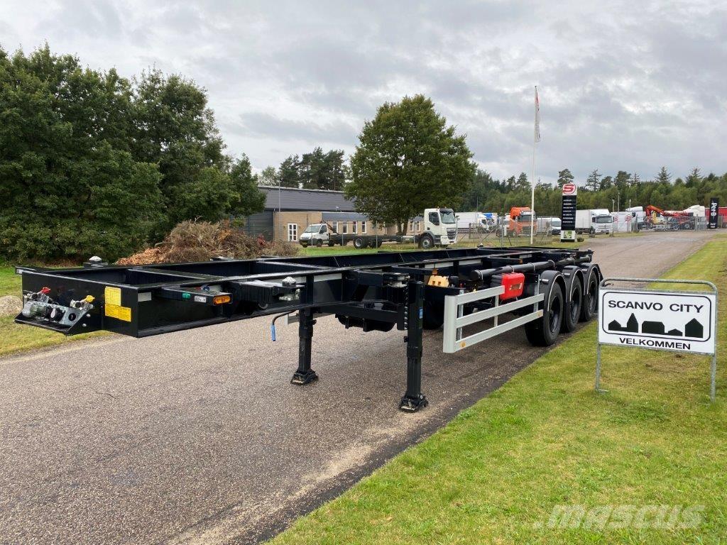 HRD 3-aks 20 + 30 ADR Kontejnerske poluprikolice