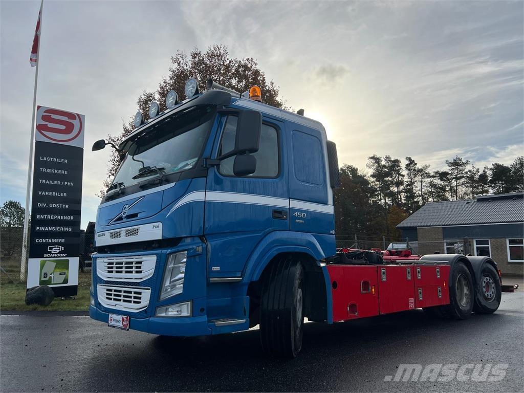 Volvo FM450 Rol kiper kamioni sa kukom za podizanje tereta