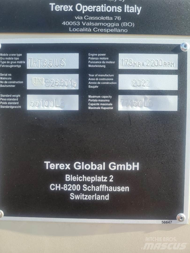 Terex TRT35 Autodizalice