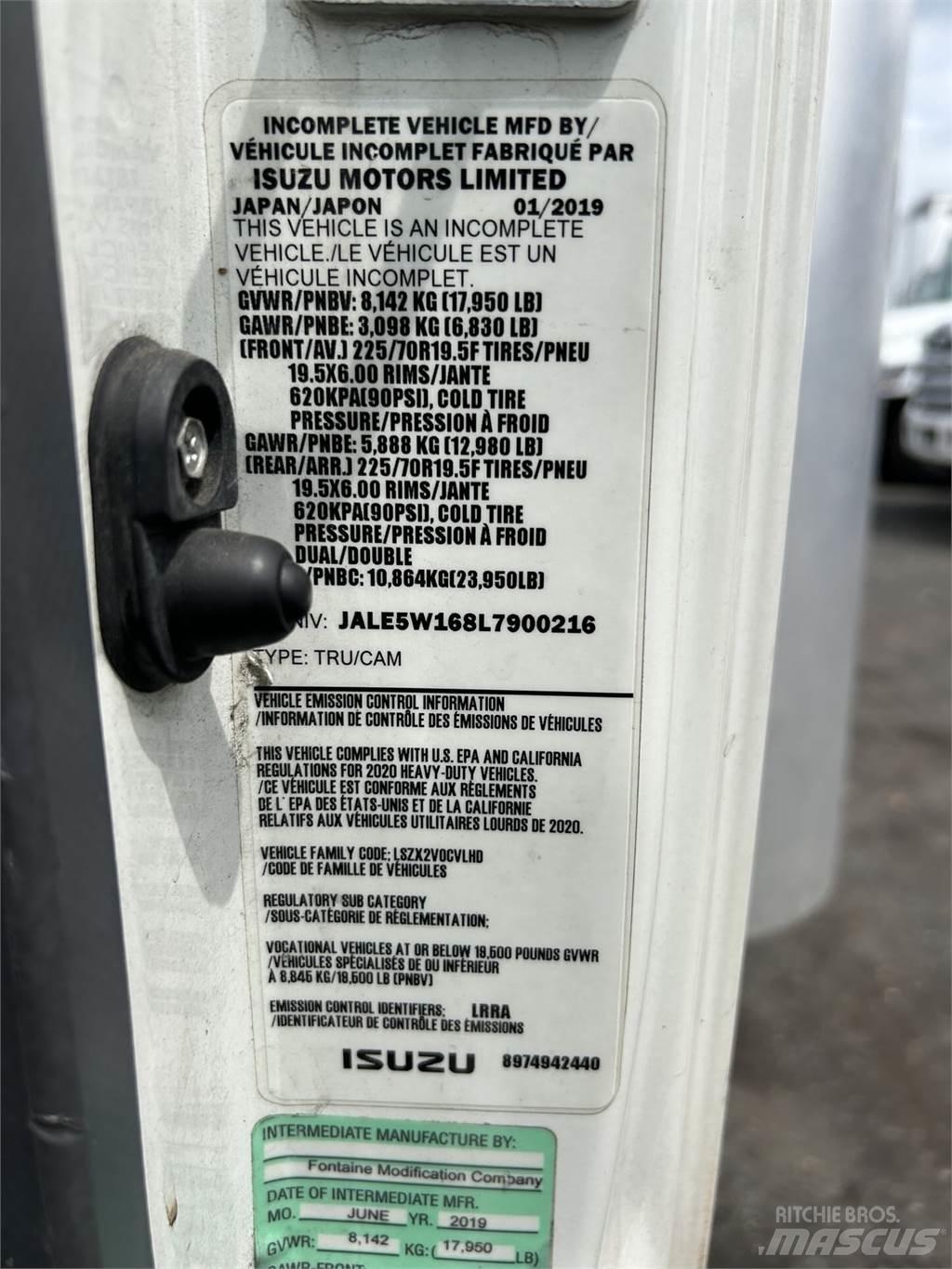 Isuzu NQR Sanduk kamioni