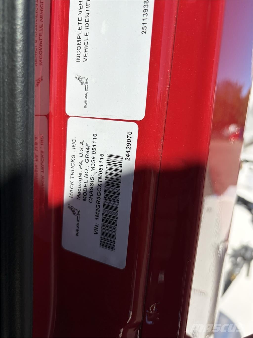 Mack GR64FR Kamioni mešalice za beton