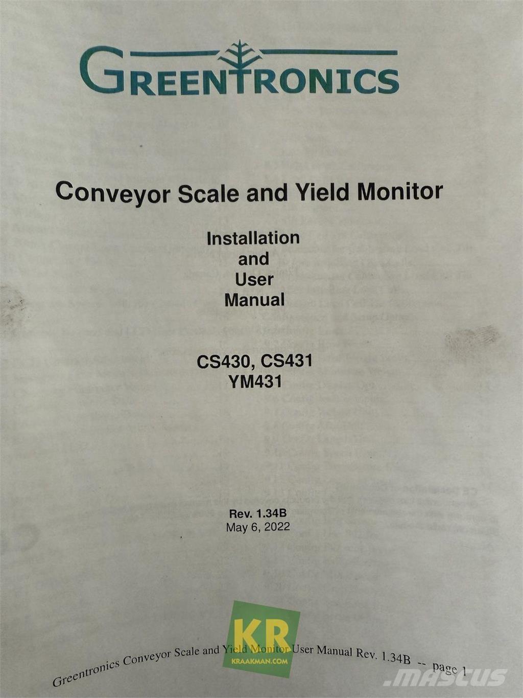  Overige onderdelen Ostale poljoprivredne mašine