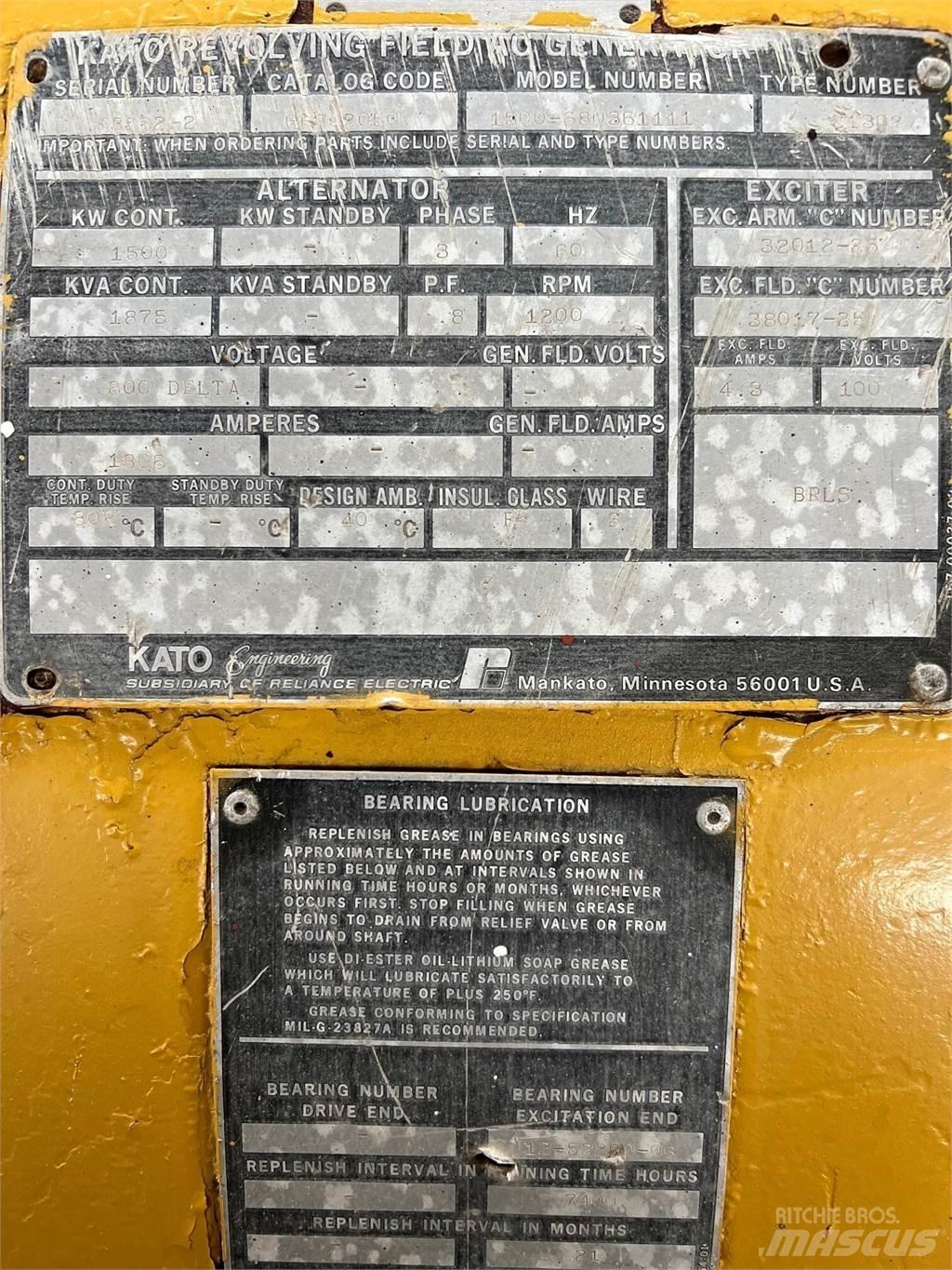 Kato 1500kW Ostali generatori