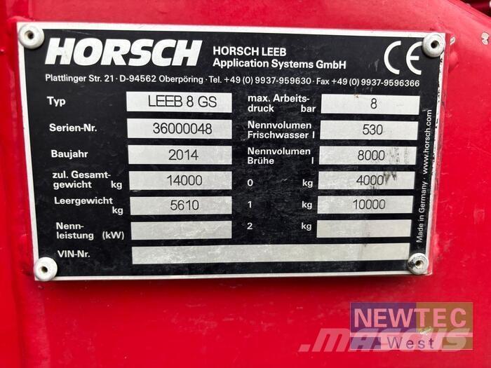  LEEB 8 GS Vučene prskalice