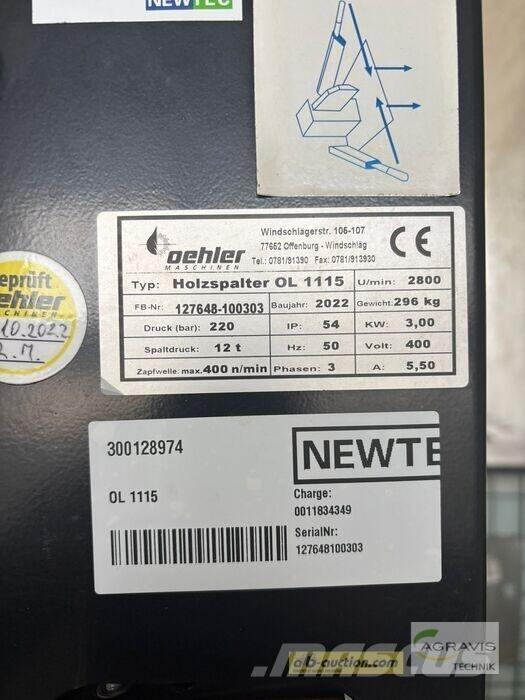Oehler OL 1115 Cepači za drva, drobilice za drvo i strugači