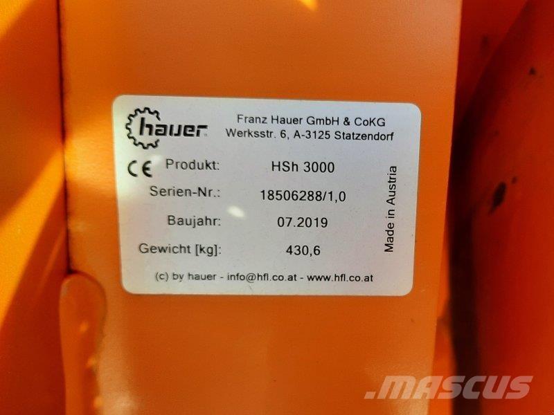 Hauer HSH 3000 Snežne daske i plugovi