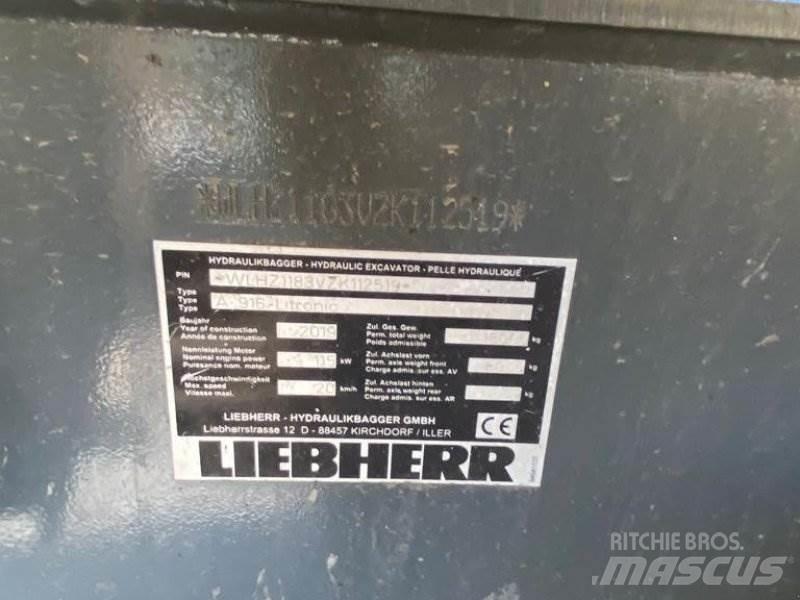 Liebherr A 916 Bageri točkaši