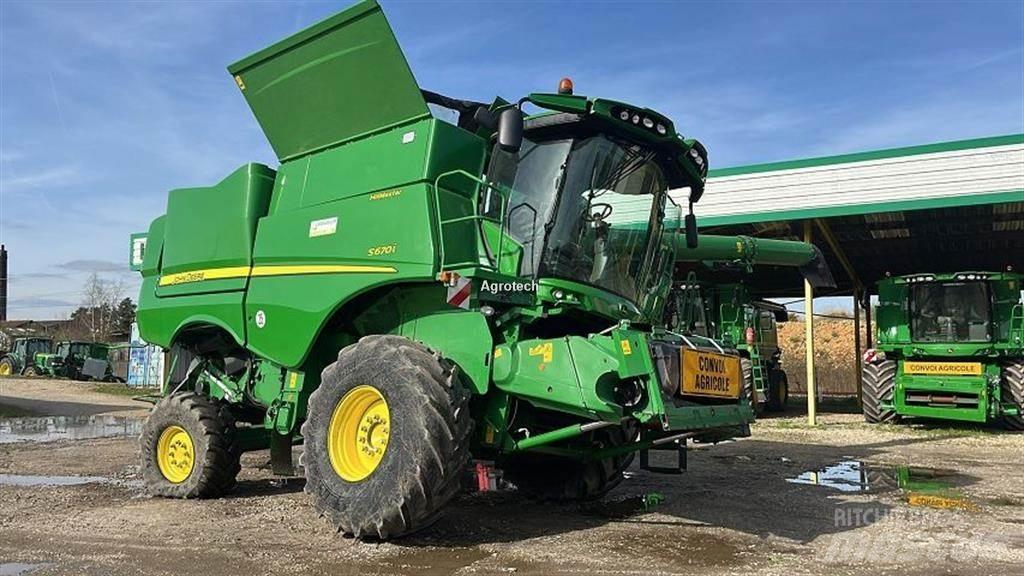 John Deere S670 Kombajni
