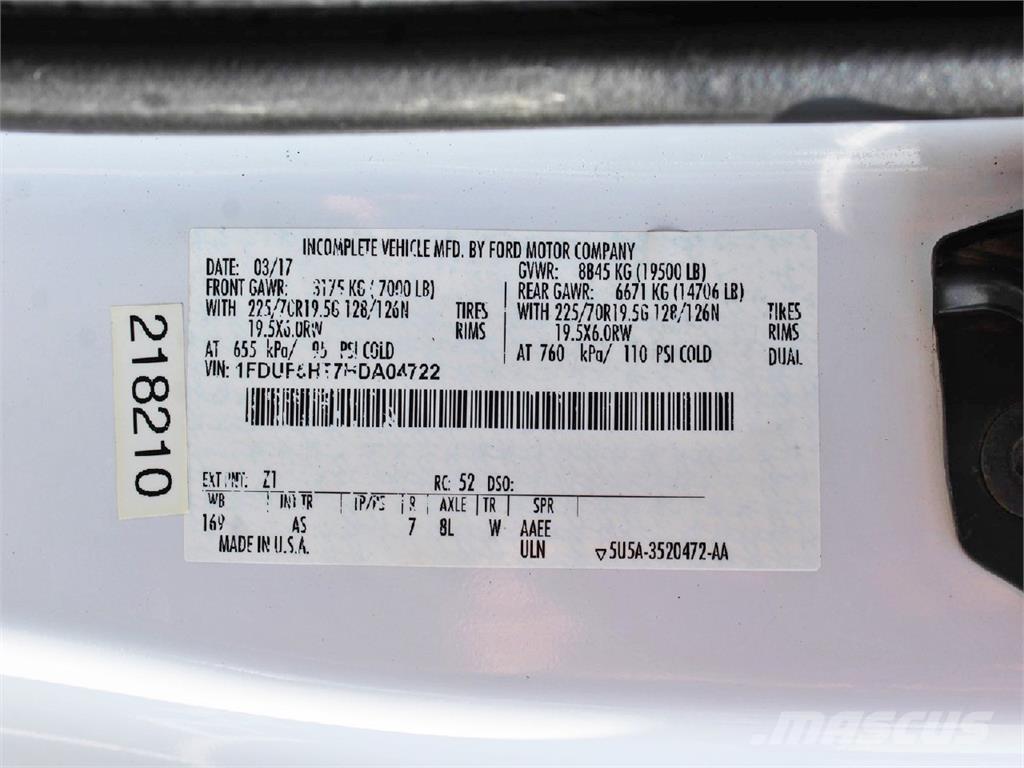 Ford F550 Auto korpe