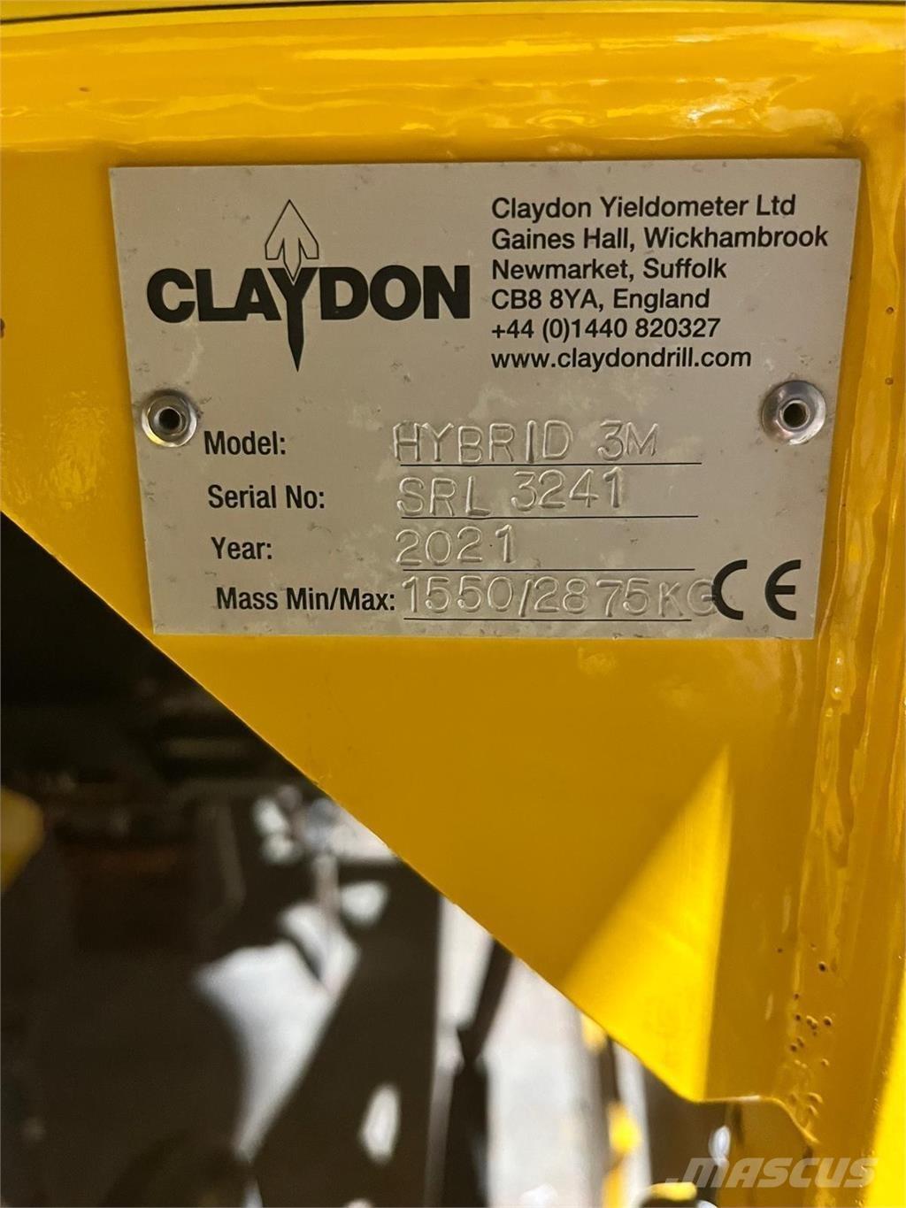 Claydon 3M HYBRID Ostale poljoprivredne mašine
