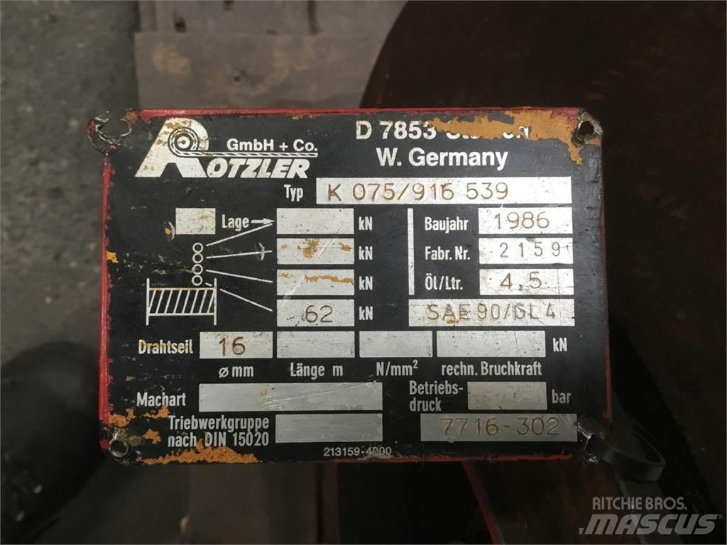 Faun RTF 30 winch Delovi i oprema za kran