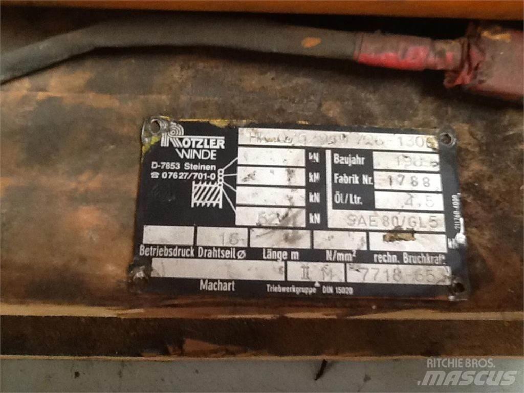 Faun RTF 30 winch Delovi i oprema za kran