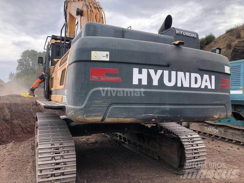 Hyundai HX520L Bageri guseničari