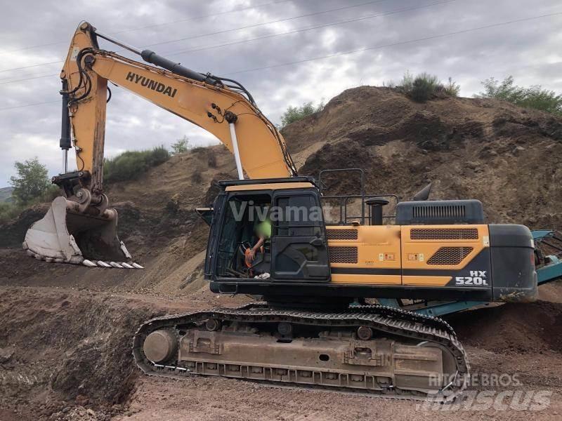Hyundai HX520L Bageri guseničari