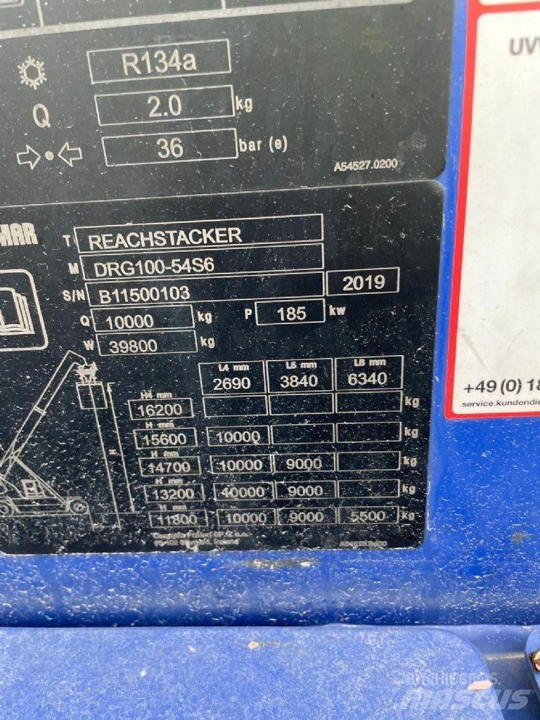 Kalmar DRG100-54S6 Dohvatni viljuškari