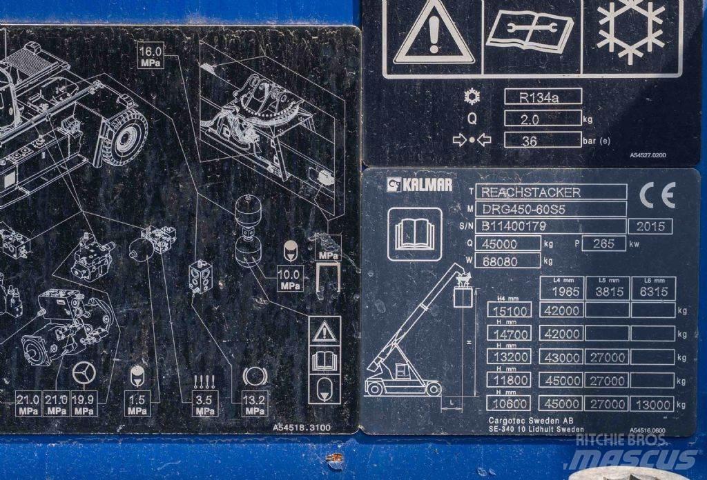 Kalmar DRG450-60S5 Dohvatni viljuškari