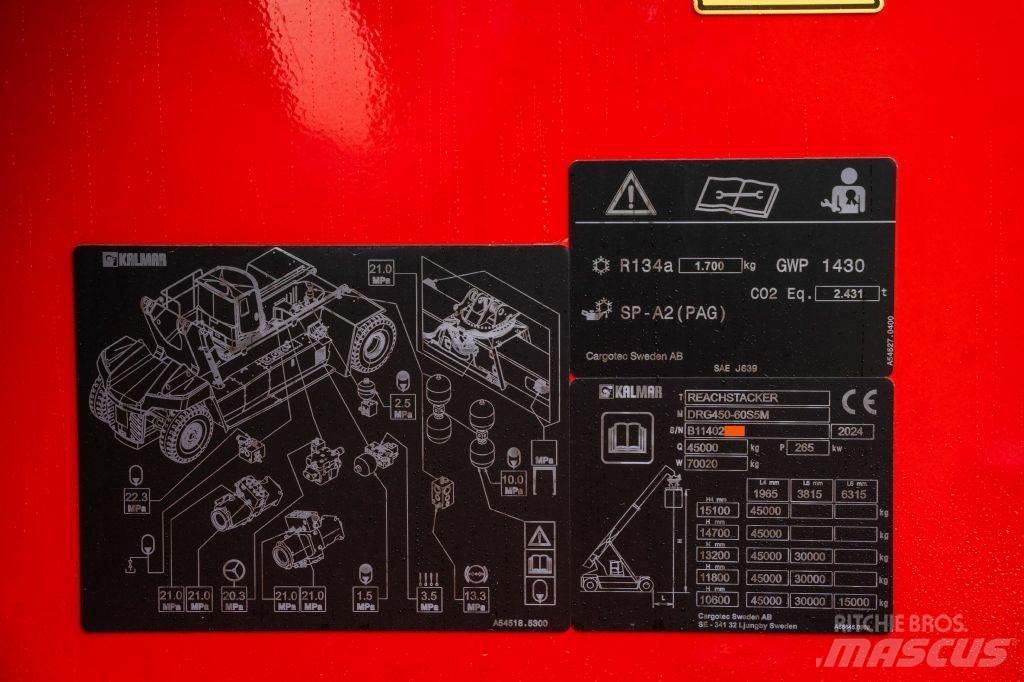 Kalmar DRG450-60S5M Dohvatni viljuškari