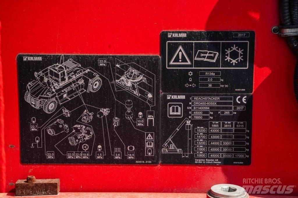 Kalmar DRG450-60S5X Dohvatni viljuškari