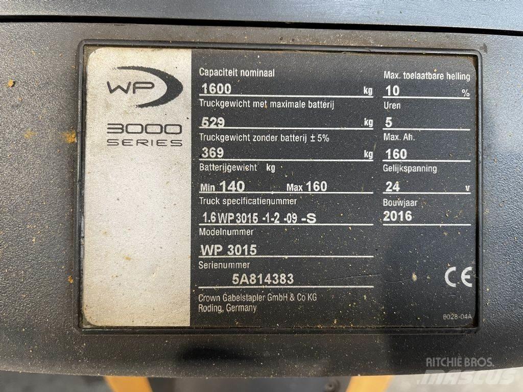 Crown WP3015 Ručni električni viljuškar