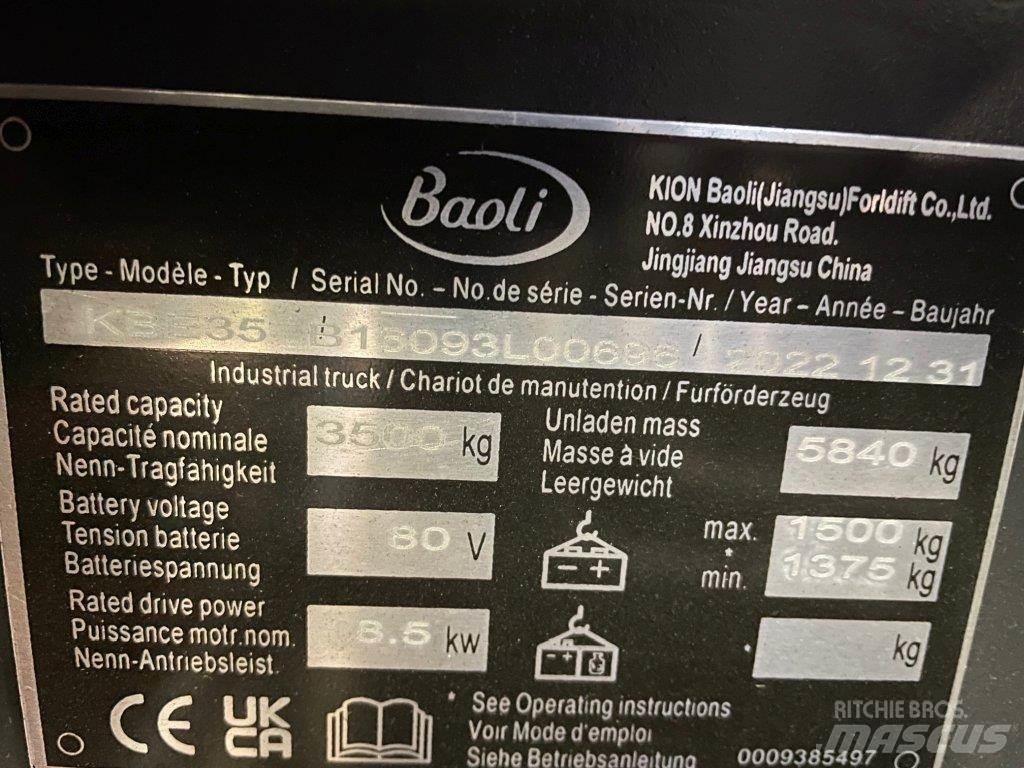 Baoli KBE35 Električni viljuškari