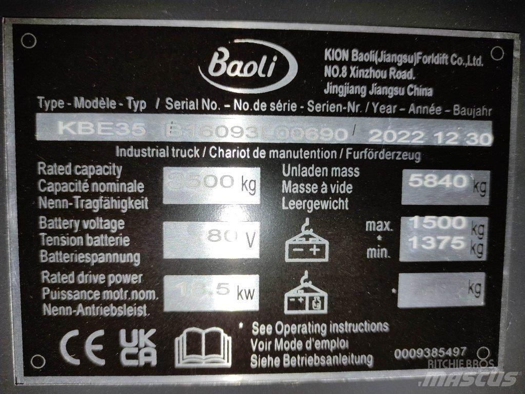 Baoli KBE35 Električni viljuškari