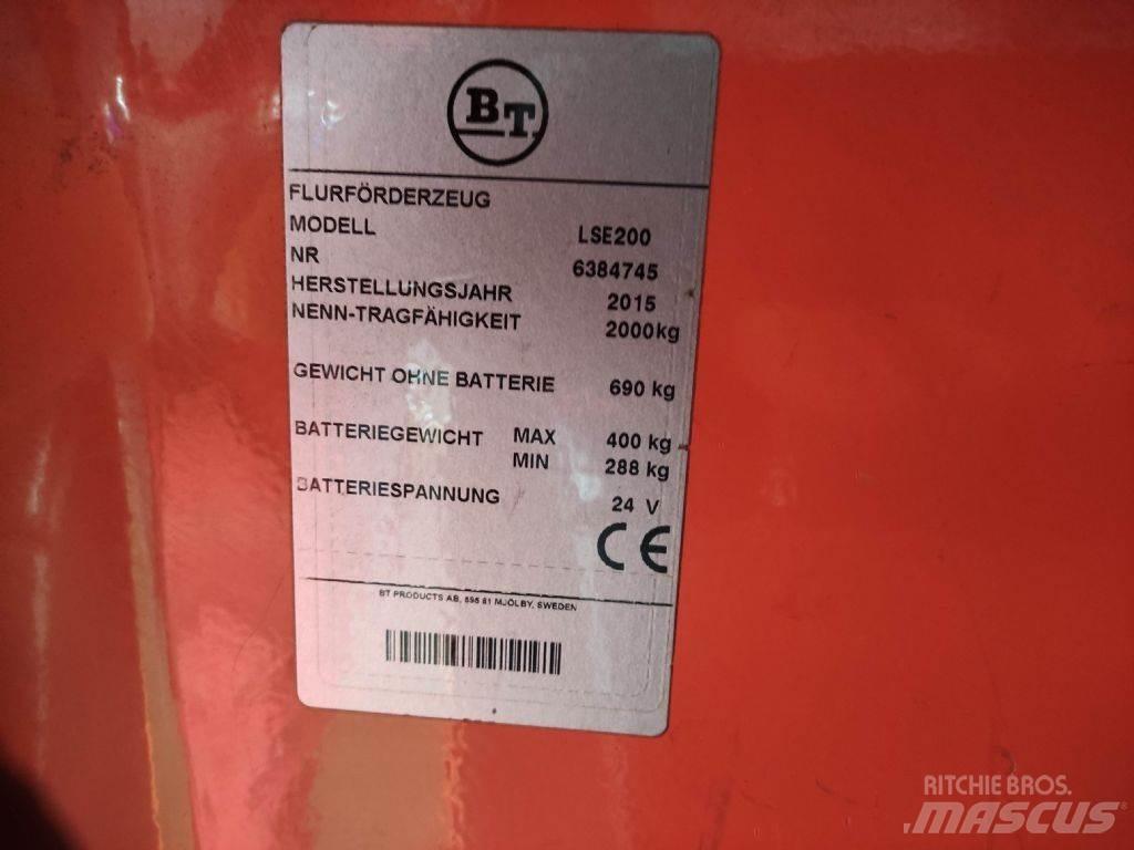 BT LSE200 Nisko podizni električni viljuškar