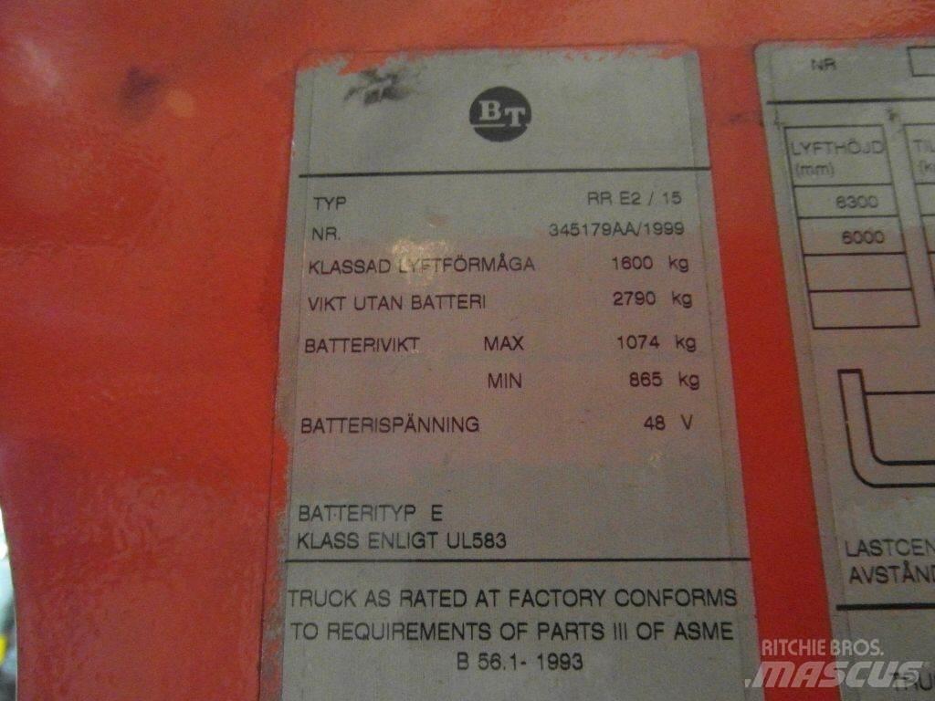 BT RRE2/15 Viljuškari sa pomičnim stupom