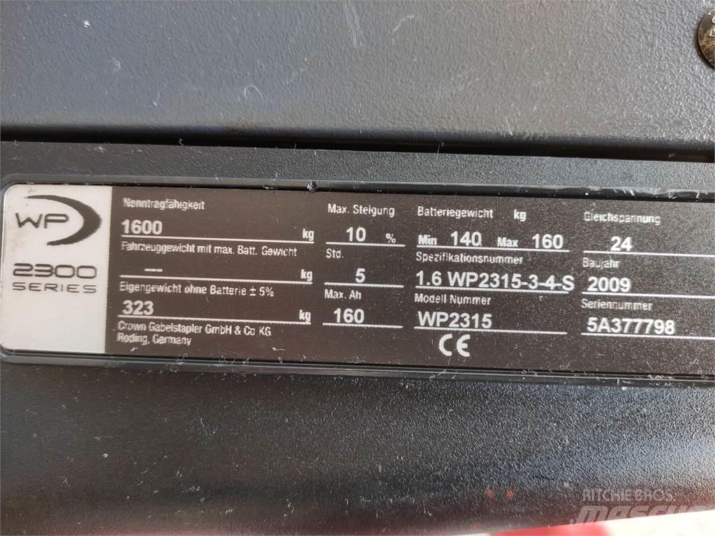 Crown WP2315 Nisko podizni električni viljuškar