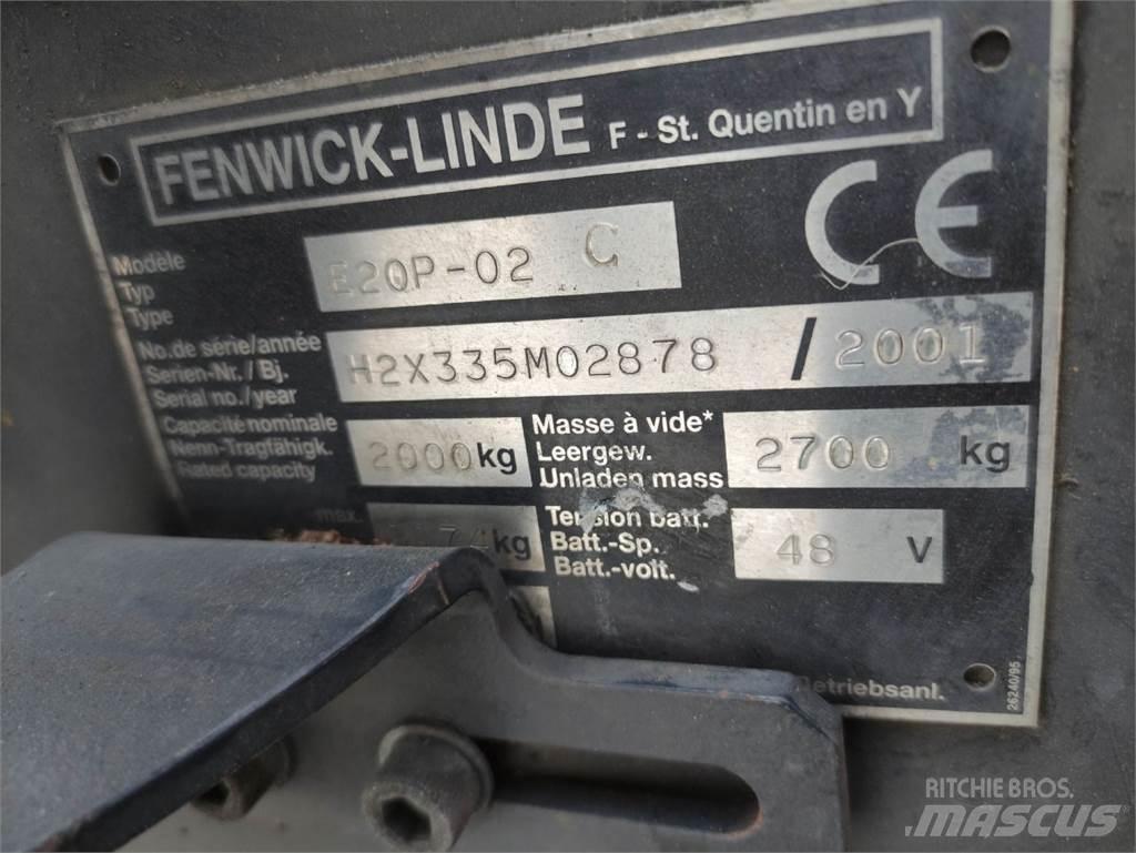 Linde E20P-02-335 Električni viljuškari