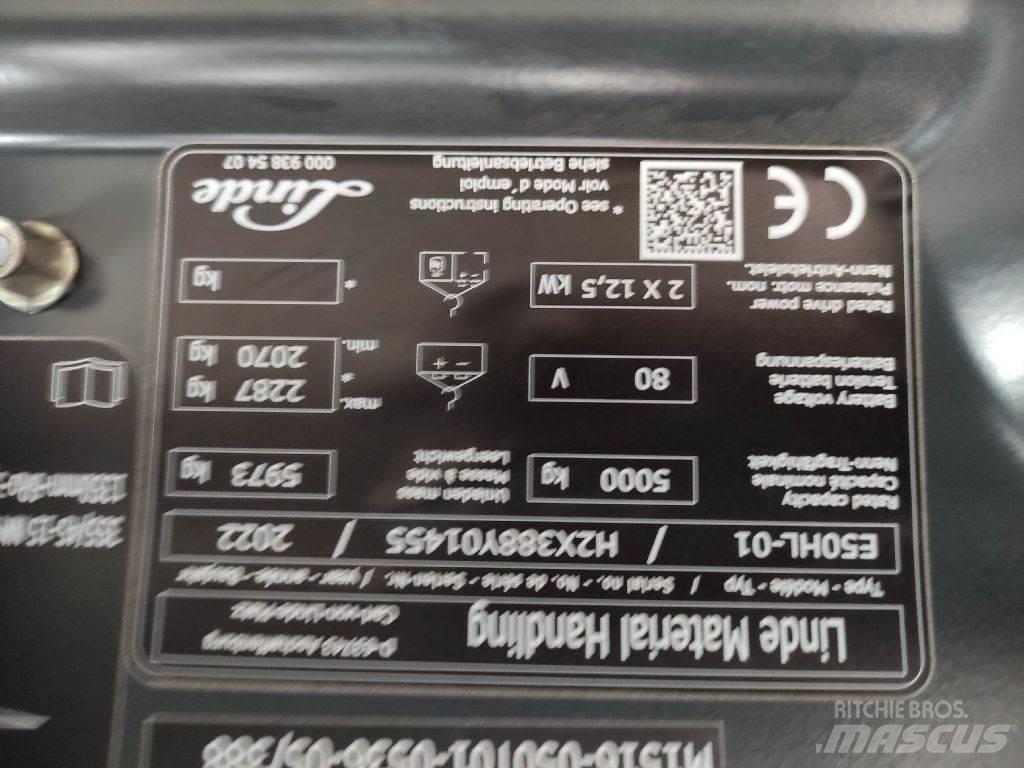 Linde E50HL-01-388 Električni viljuškari