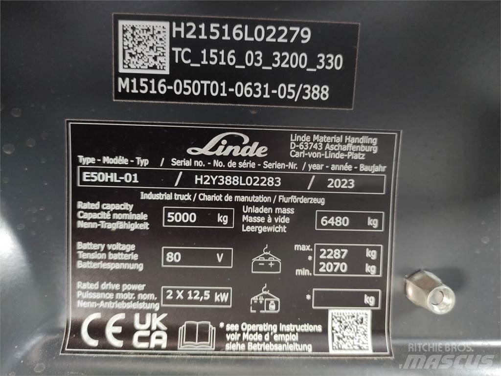 Linde E50HL-388 Električni viljuškari