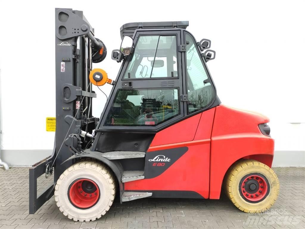 Linde E80-01/900 Električni viljuškari