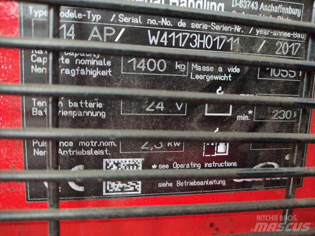 Linde L14APi Ručni električni viljuškar