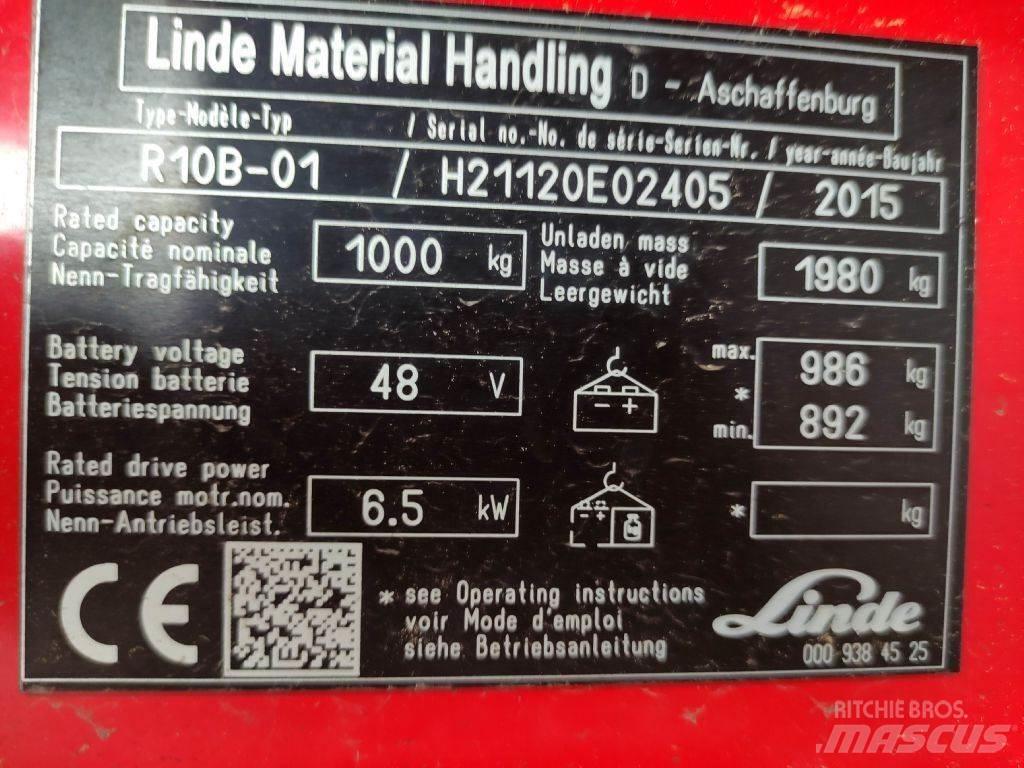 Linde R10B-01-112 Viljuškari sa pomičnim stupom