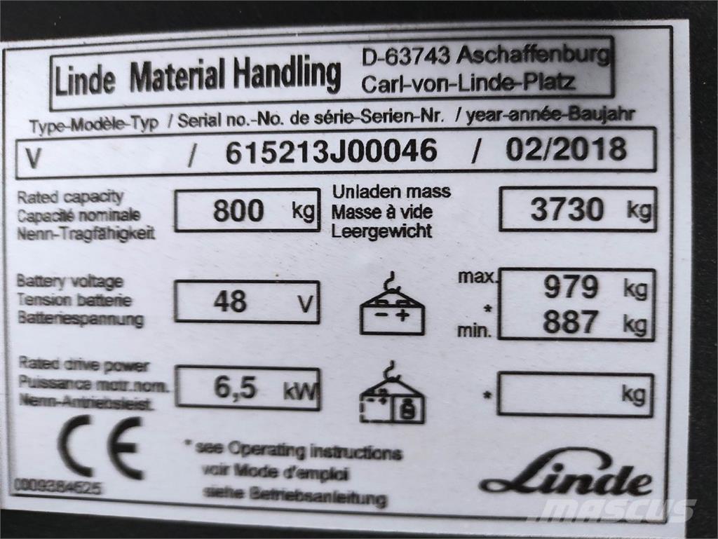 Linde V Modular Visoko dizajući komisioni viljuškar