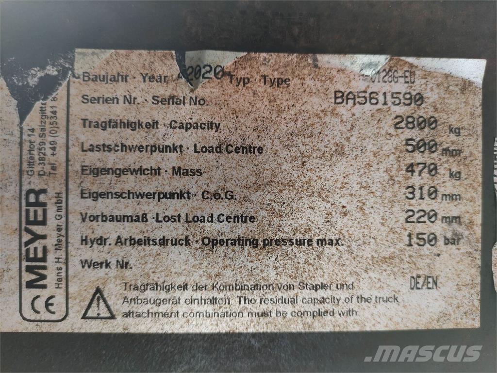 Meyer 3-0128G-EU Pritege za bale