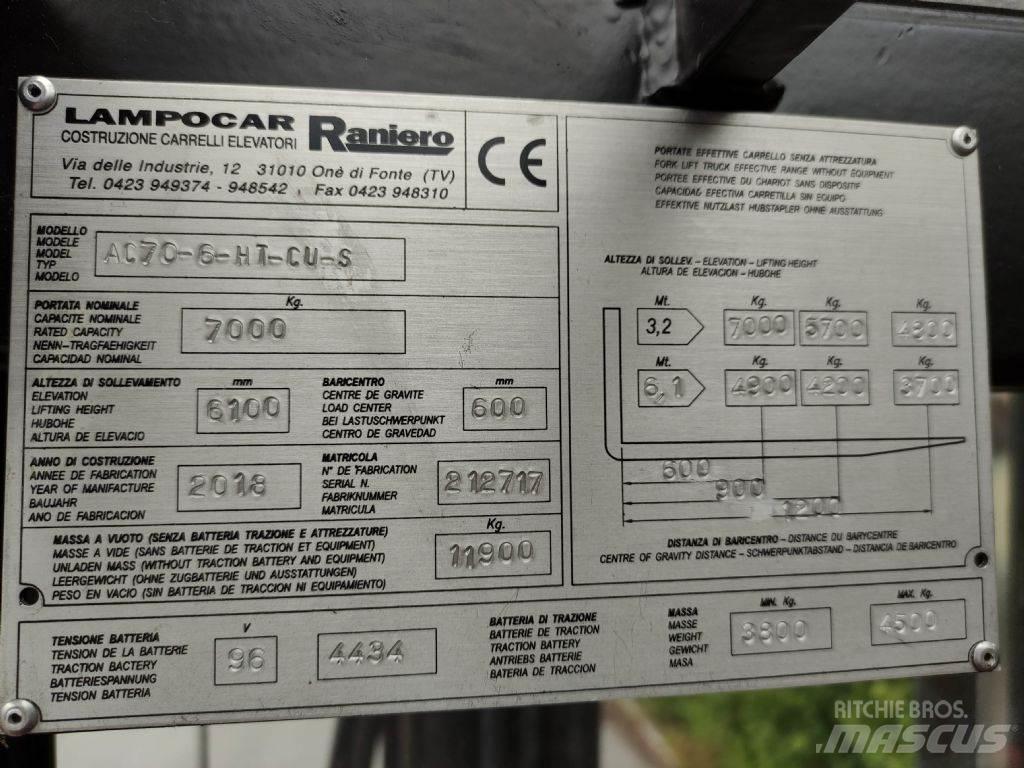 Raniero AC70-6-HT-CU-S Električni viljuškari