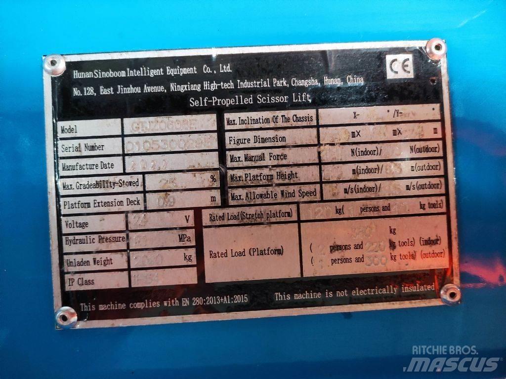 Sinoboom 2132E/GTJZ0608E Makazaste platforme
