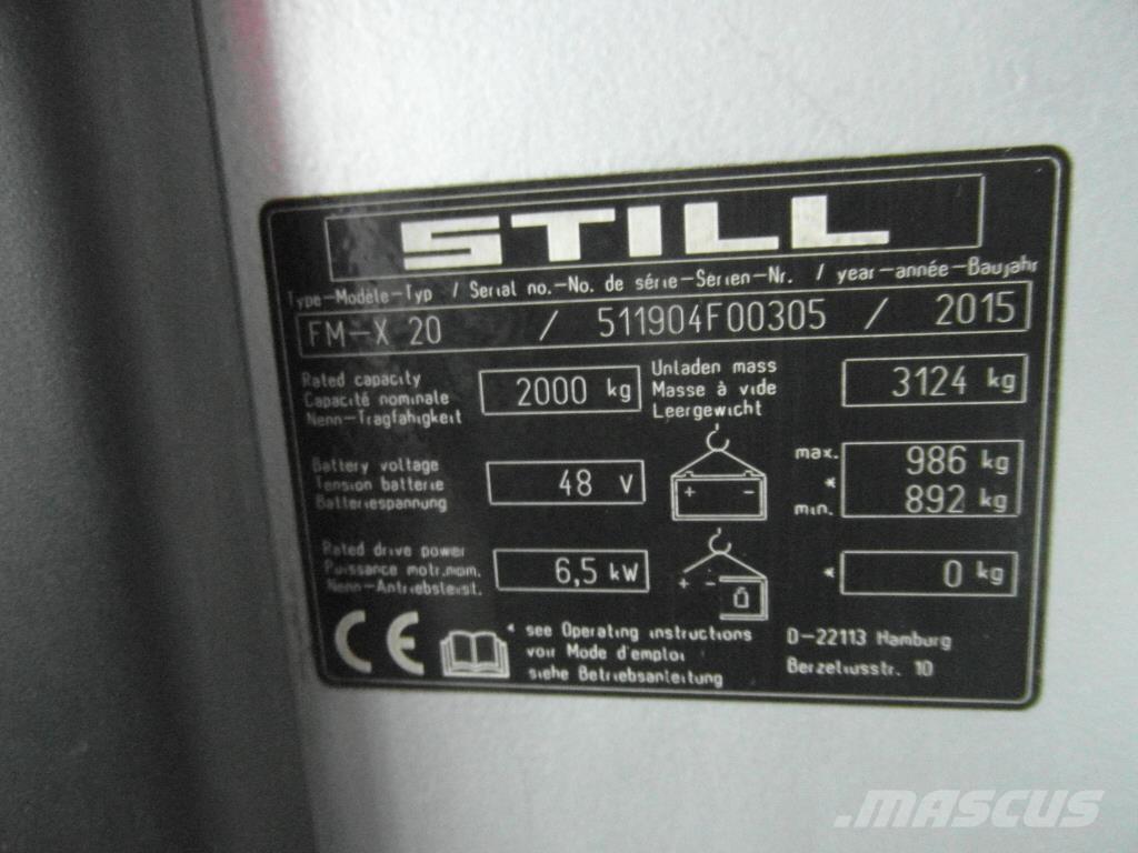 Still FM-X-20 Viljuškari sa pomičnim stupom