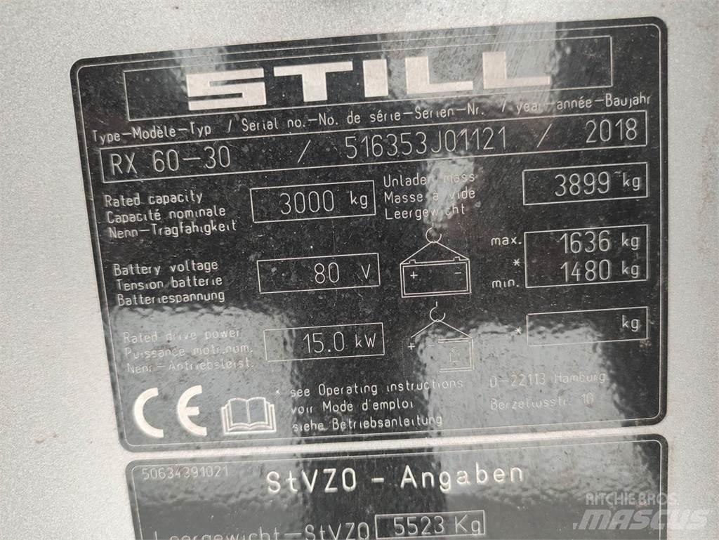 Still RX60-30 Električni viljuškari