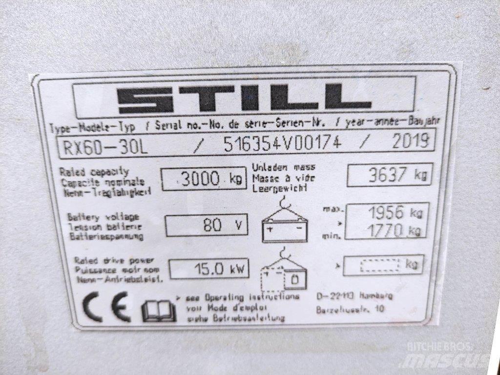 Still RX60-30 L Električni viljuškari