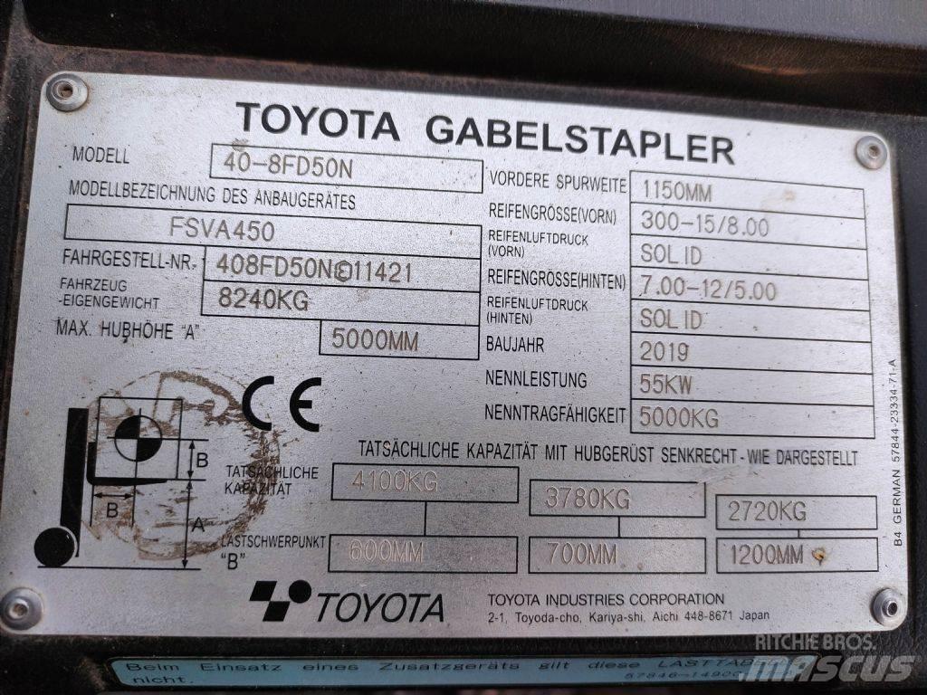 Toyota 40-8FD50N Dizelski viljuškari