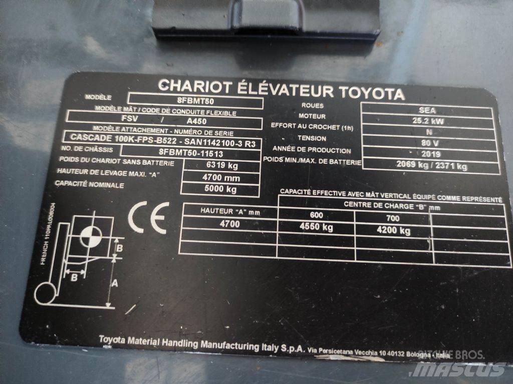 Toyota 8FBMT50 Električni viljuškari
