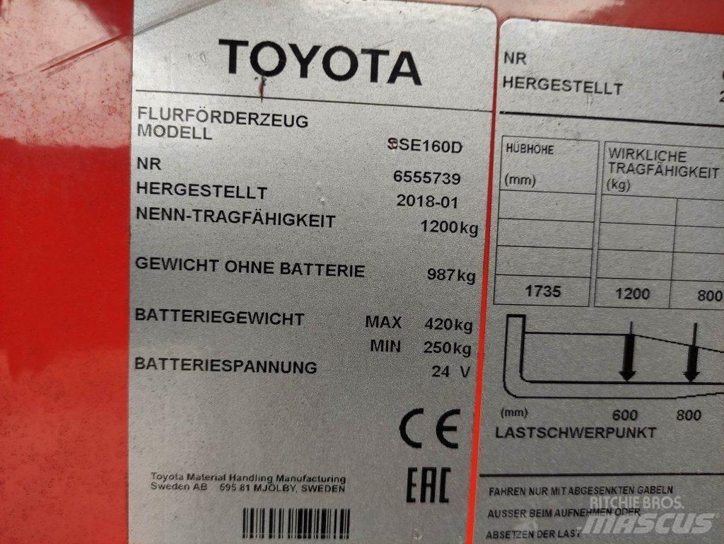 Toyota SSE160D Ručni električni viljuškar