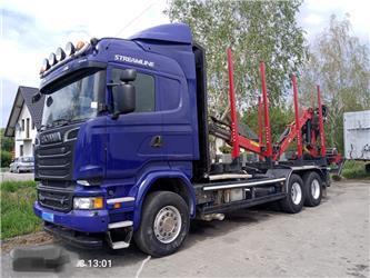 Scania R 520 kran Loglift ST