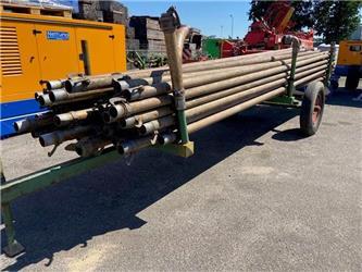  buizen wagen met 65 buizen 80mm laval