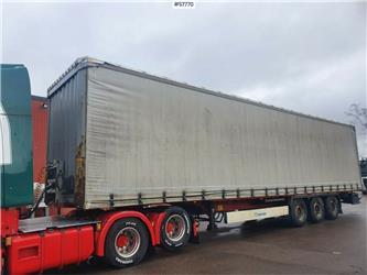 Krone Curtain Trailer with Coil, Norway dimensions